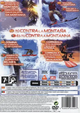 SSX 3 box cover back